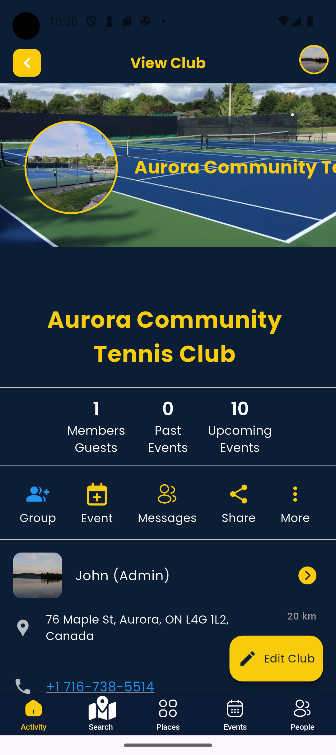 Club Details